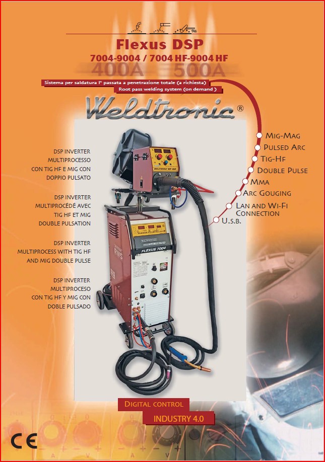 Saldatrice Multiporocesso WELDTRONIC FLEXUS DSP